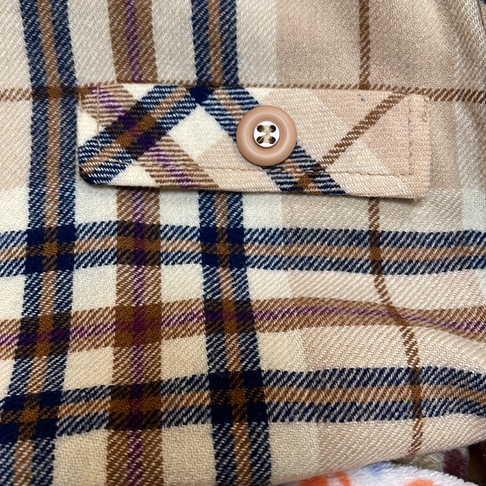 Vintage Pendleton Button Front Belted Jacket Crea… - image 5